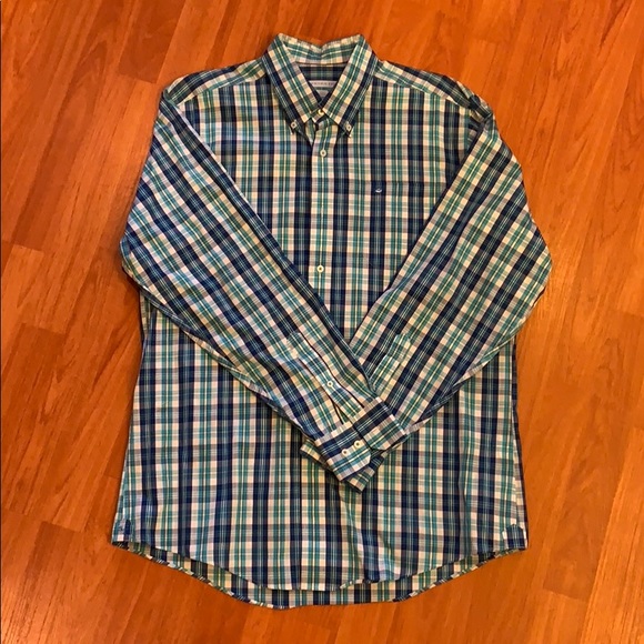 100% cotton long sleeve button down shirt - Picture 1 of 4